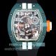 Swiss Clone Richard Mille RM029 Le Mans Green Carbon Fiber Watch with Black Rubber Strap (4)_th.jpg